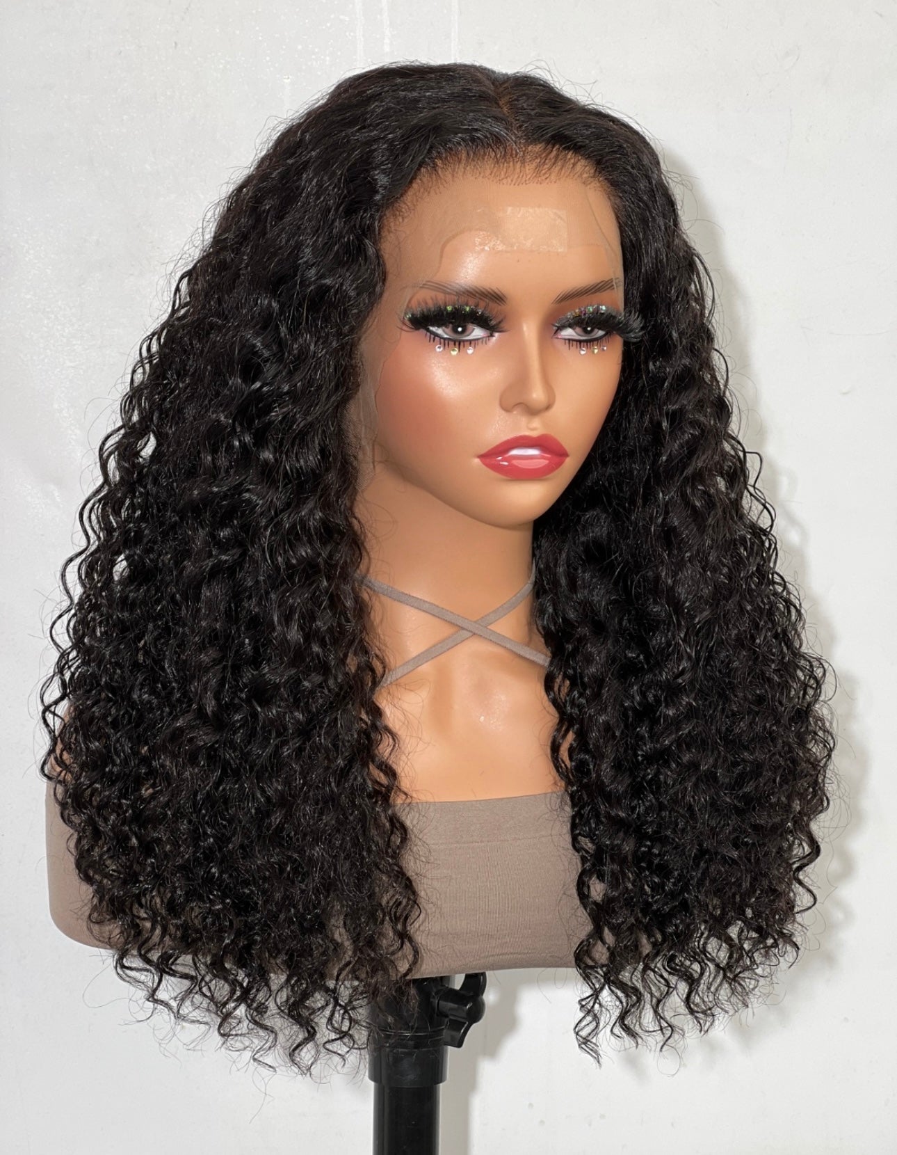 HD - Deep Wave Natural Black Human Hair Wig