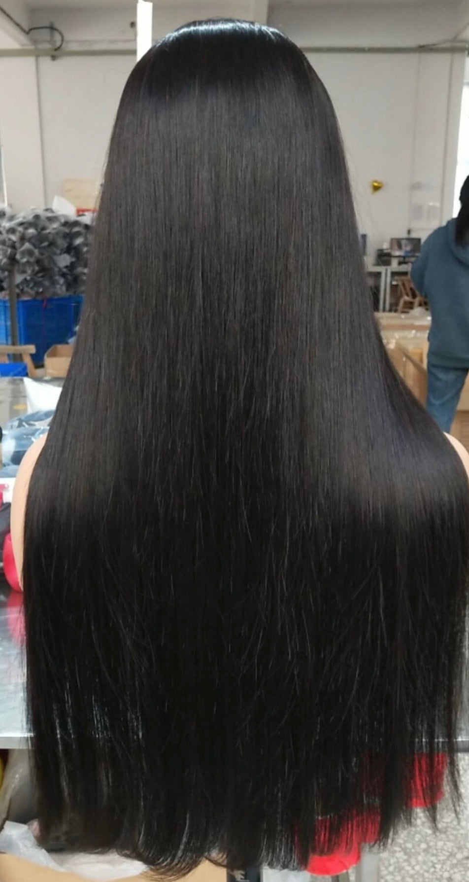 “100% Virgin Hair Straight Wig – HD Lace”