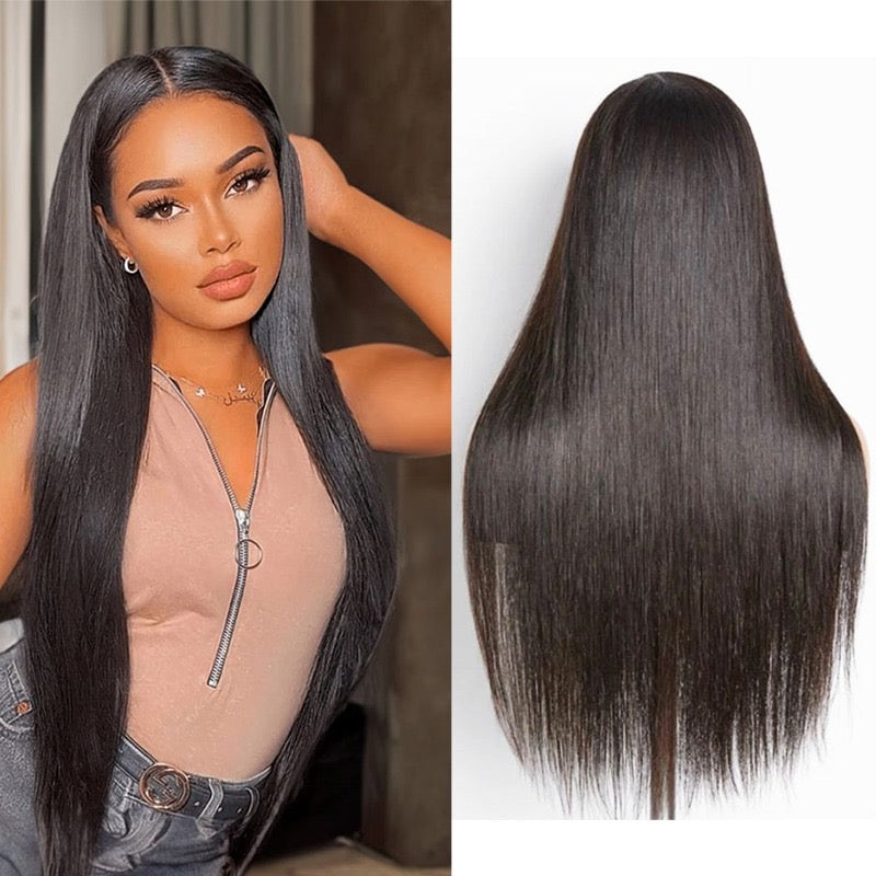 “100% Virgin Hair Straight Wig – HD Lace”